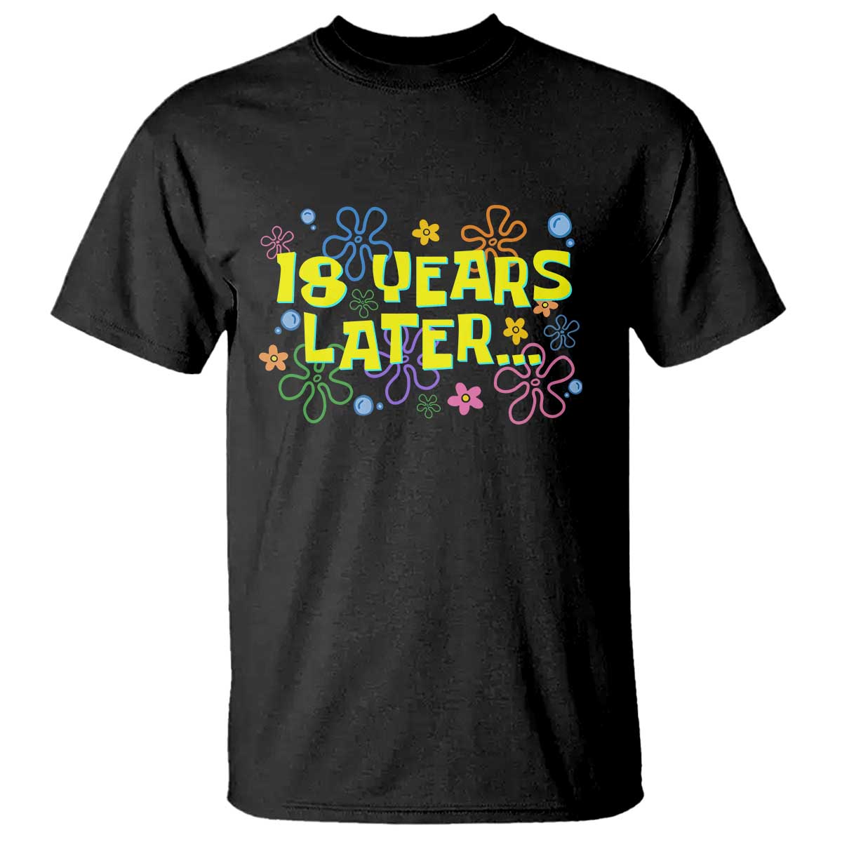 18 Years Later 18th Birthday T Shirt Eighteen Party Funny Meme