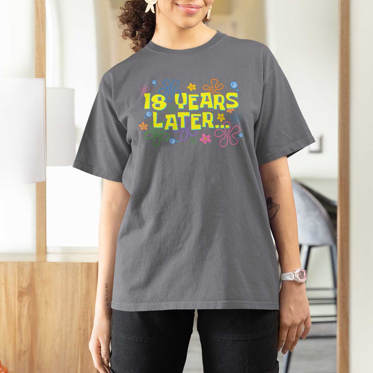18 Years Later 18th Birthday T Shirt For Women Eighteen Party Funny Meme