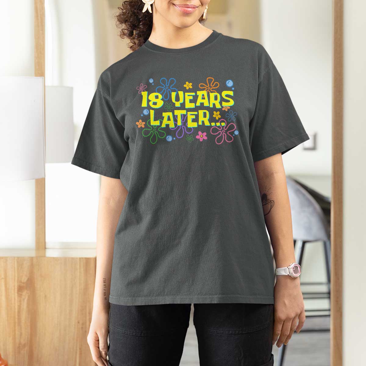 18 Years Later 18th Birthday T Shirt For Women Eighteen Party Funny Meme