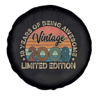 Vintage 2008 18th Birthday Gifts Spare Tire Cover Limited Edition 18 Year Old Bday