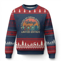 Vintage 2008 18th Birthday Gifts Ugly Christmas Sweater Limited Edition 18 Year Old Bday