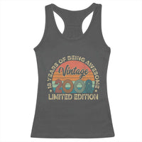 Vintage 2008 18th Birthday Gifts Racerback Tank Top Limited Edition 18 Year Old Bday
