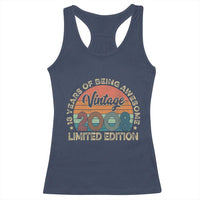 Vintage 2008 18th Birthday Gifts Racerback Tank Top Limited Edition 18 Year Old Bday
