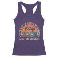 Vintage 2008 18th Birthday Gifts Racerback Tank Top Limited Edition 18 Year Old Bday