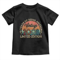 Vintage 2008 18th Birthday Gifts Toddler T Shirt Limited Edition 18 Year Old Bday