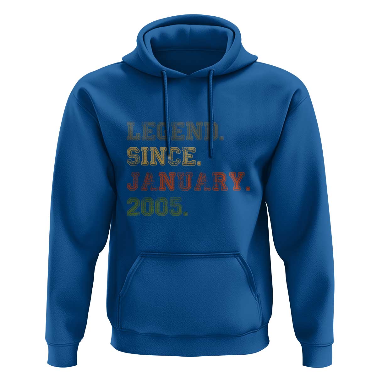 21st Birthday Gifts Hoodie Retro 21 Years Old Legend Since January 2005