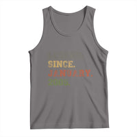 21st Birthday Gifts Tank Top Retro 21 Years Old Legend Since January 2005