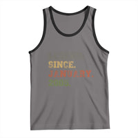 21st Birthday Gifts Tank Top Retro 21 Years Old Legend Since January 2005