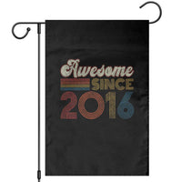 Awesome Since 2016 Garden Flag 10yr Bday Son Boy Funny 10th 10 Year Old Birthday