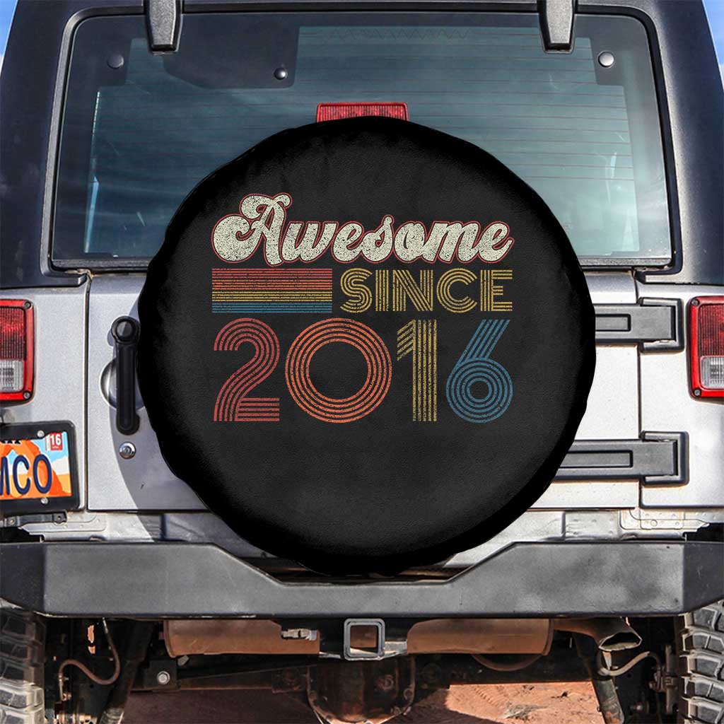Awesome Since 2016 Spare Tire Cover 10yr Bday Son Boy Funny 10th 10 Year Old Birthday