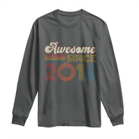 Awesome Since 2016 Long Sleeve Shirt 10yr Bday Son Boy Funny 10th 10 Year Old Birthday