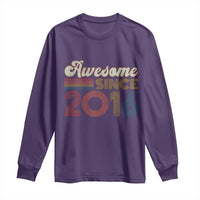 Awesome Since 2016 Long Sleeve Shirt 10yr Bday Son Boy Funny 10th 10 Year Old Birthday