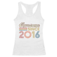 Awesome Since 2016 Racerback Tank Top 10yr Bday Son Boy Funny 10th 10 Year Old Birthday