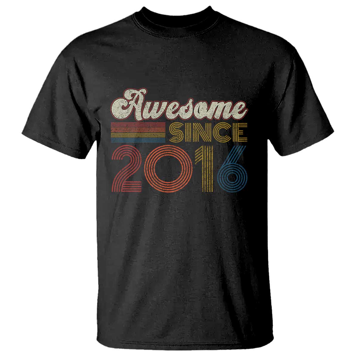 Awesome Since 2016 T Shirt 10yr Bday Son Boy Funny 10th 10 Year Old Birthday