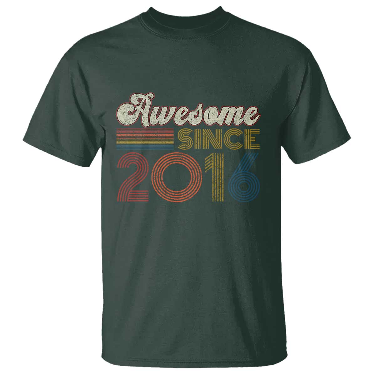 Awesome Since 2016 T Shirt 10yr Bday Son Boy Funny 10th 10 Year Old Birthday