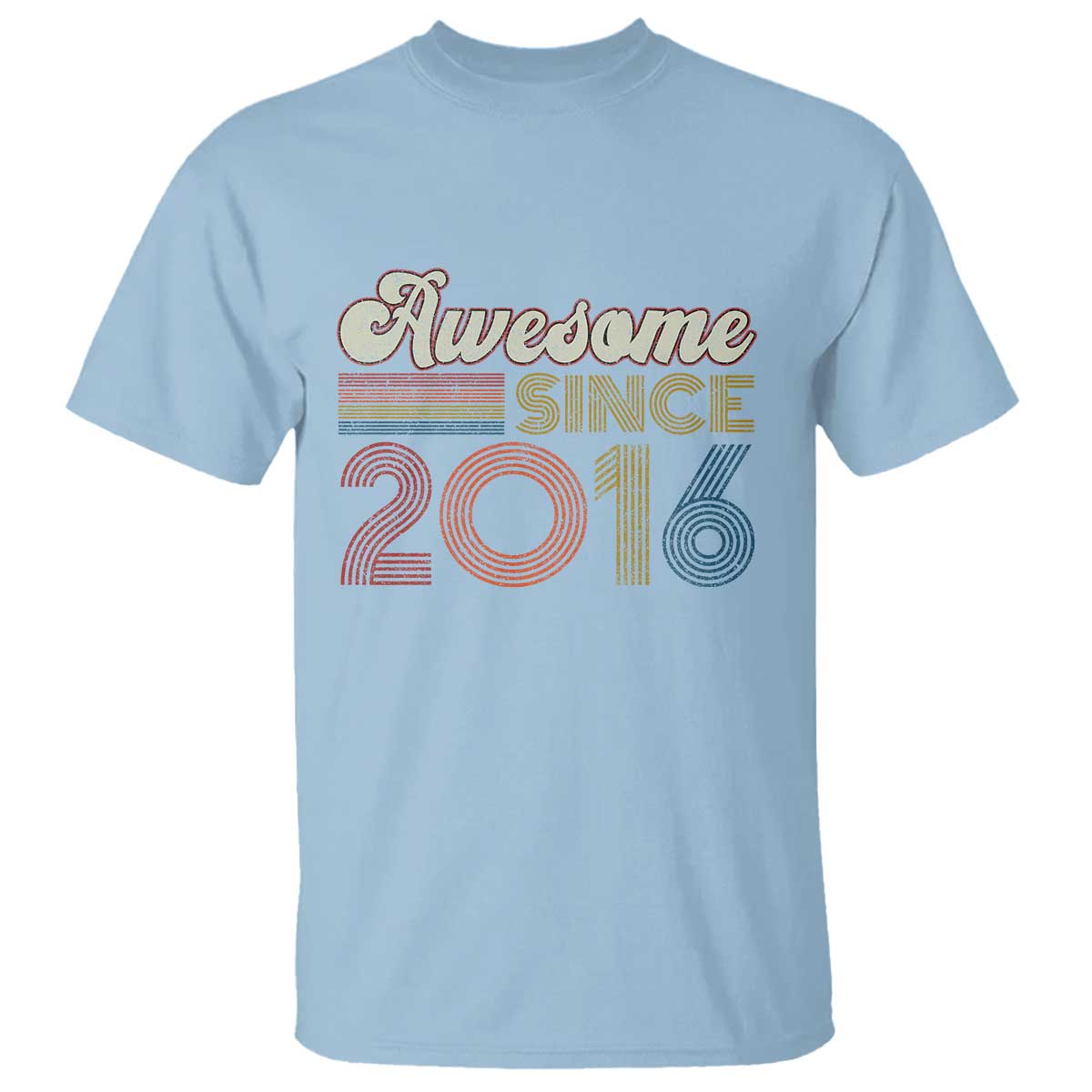 Awesome Since 2016 T Shirt 10yr Bday Son Boy Funny 10th 10 Year Old Birthday