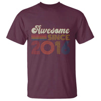 Awesome Since 2016 T Shirt 10yr Bday Son Boy Funny 10th 10 Year Old Birthday