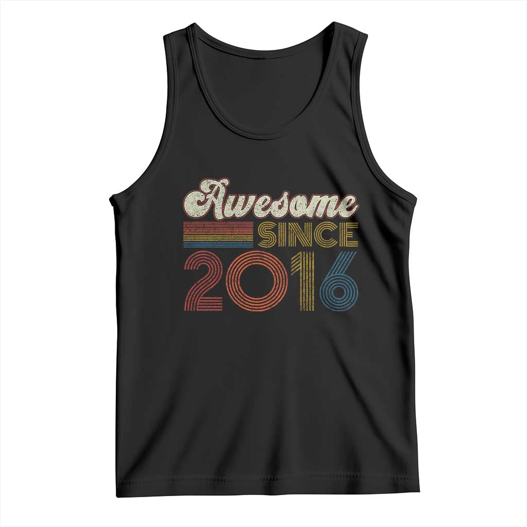 Awesome Since 2016 Tank Top 10yr Bday Son Boy Funny 10th 10 Year Old Birthday