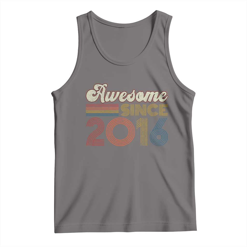 Awesome Since 2016 Tank Top 10yr Bday Son Boy Funny 10th 10 Year Old Birthday