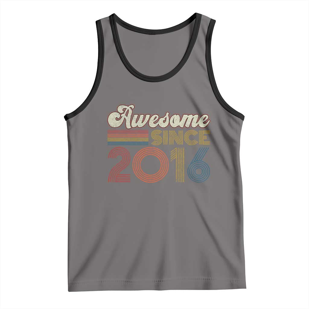 Awesome Since 2016 Tank Top 10yr Bday Son Boy Funny 10th 10 Year Old Birthday