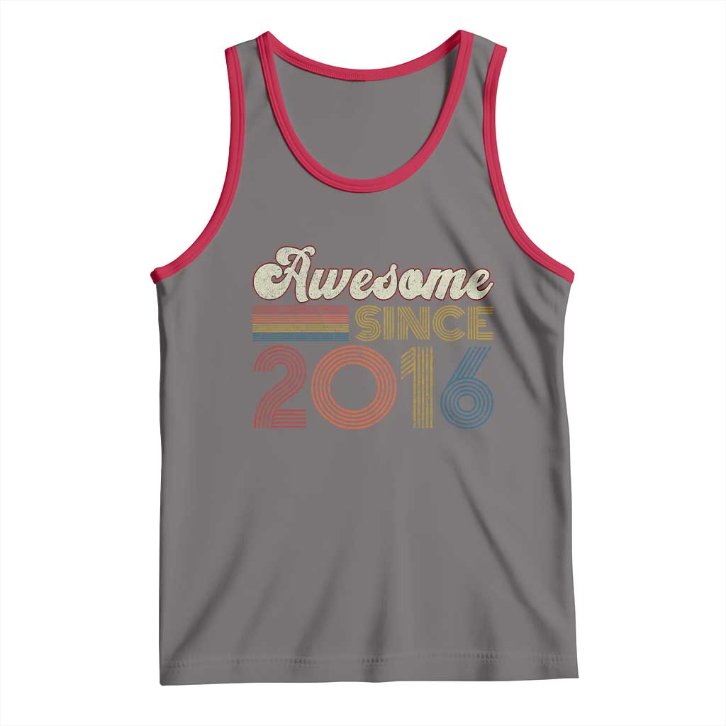 Awesome Since 2016 Tank Top 10yr Bday Son Boy Funny 10th 10 Year Old Birthday