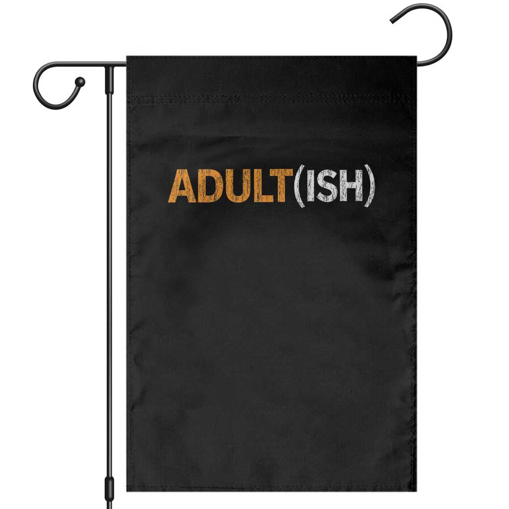 Happy 18th Birthday Garden Flag Funny Adultish 18 Year Old Bday Gifts