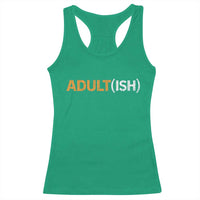 Happy 18th Birthday Racerback Tank Top Funny Adultish 18 Year Old Bday Gifts