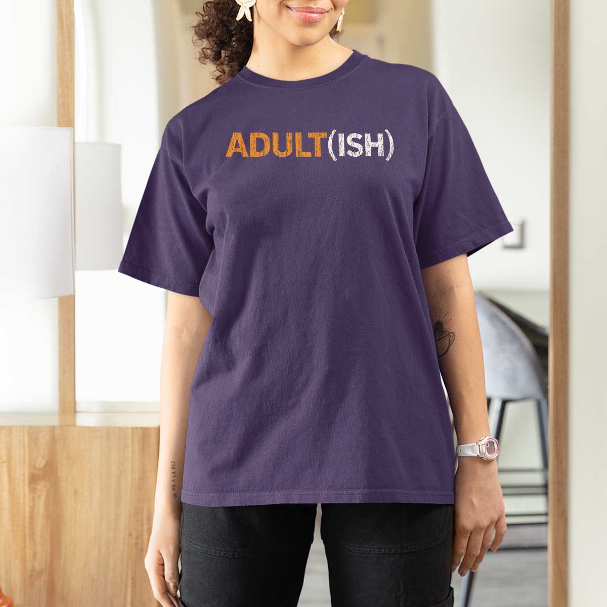 Happy 18th Birthday T Shirt For Women Funny Adultish 18 Year Old Bday Gifts
