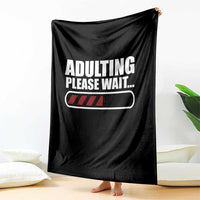 Happy 18th Birthday Throw Blanket Adulting Please Wait Loading 18 Year Old Bday Gifts