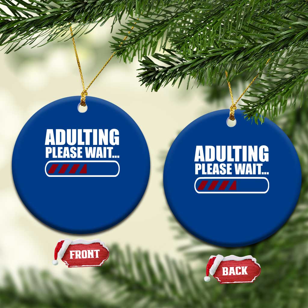 Happy 18th Birthday Ceramic Ornament Adulting Please Wait Loading 18 Year Old Bday Gifts