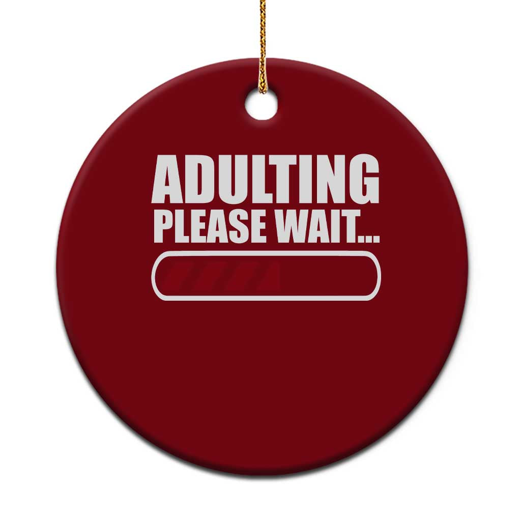 Happy 18th Birthday Ceramic Ornament Adulting Please Wait Loading 18 Year Old Bday Gifts