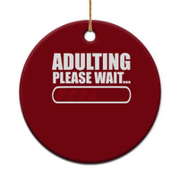 Happy 18th Birthday Ceramic Ornament Adulting Please Wait Loading 18 Year Old Bday Gifts