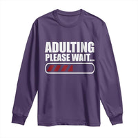 Happy 18th Birthday Long Sleeve Shirt Adulting Please Wait Loading 18 Year Old Bday Gifts