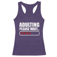 Happy 18th Birthday Racerback Tank Top Adulting Please Wait Loading 18 Year Old Bday Gifts