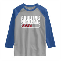 Happy 18th Birthday Raglan Shirt Adulting Please Wait Loading 18 Year Old Bday Gifts
