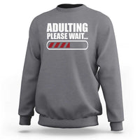 Happy 18th Birthday Sweatshirt Adulting Please Wait Loading 18 Year Old Bday Gifts