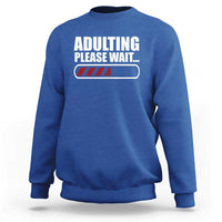 Happy 18th Birthday Sweatshirt Adulting Please Wait Loading 18 Year Old Bday Gifts