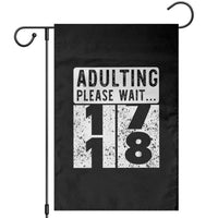 Happy 18th Birthday Garden Flag Adulting Please Wait 18 Year Old Bday Gifts