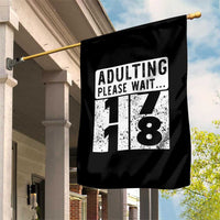 Happy 18th Birthday Garden Flag Adulting Please Wait 18 Year Old Bday Gifts