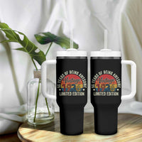 Funny 90th Birthday Tumbler With Handle Vintage 1936 Limited Edition 90 Year Old Bday Gifts