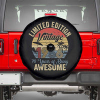 Funny 70th Birthday Spare Tire Cover Vintage 1956 Limited Edition 50 Year Old Bday Gifts