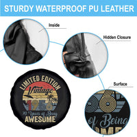 Funny 70th Birthday Spare Tire Cover Vintage 1956 Limited Edition 50 Year Old Bday Gifts