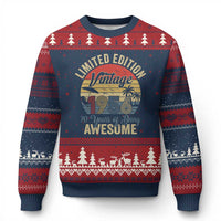 Funny 70th Birthday Ugly Christmas Sweater Vintage 1956 Limited Edition 50 Year Old Bday Gifts
