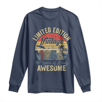 Funny 70th Birthday Long Sleeve Shirt Vintage 1956 Limited Edition 50 Year Old Bday Gifts