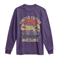 Funny 70th Birthday Long Sleeve Shirt Vintage 1956 Limited Edition 50 Year Old Bday Gifts
