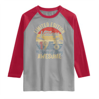 Funny 70th Birthday Raglan Shirt Vintage 1956 Limited Edition 50 Year Old Bday Gifts
