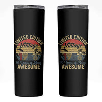 Funny 70th Birthday Skinny Tumbler Vintage 1956 Limited Edition 50 Year Old Bday Gifts