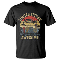 Funny 70th Birthday T Shirt Vintage 1956 Limited Edition 50 Year Old Bday Gifts