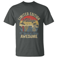 Funny 70th Birthday T Shirt Vintage 1956 Limited Edition 50 Year Old Bday Gifts