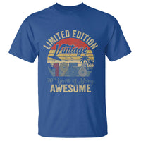 Funny 70th Birthday T Shirt Vintage 1956 Limited Edition 50 Year Old Bday Gifts